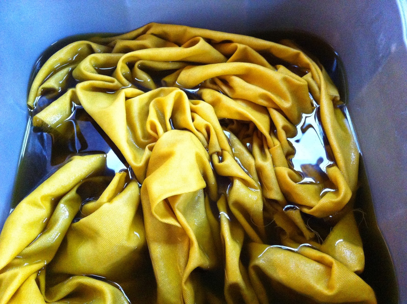 Lavender shines How to make Mustard with Dylon Fabric dyes