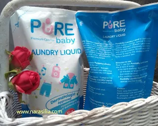 [Review] Mencuci Baju Si Kecil Dengan PureBaby Laundry Liquid