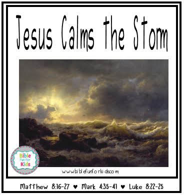 Bible Fun For Kids: Jesus Calms the Storm