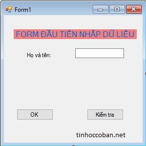 Form 1- tinhoccoban.net