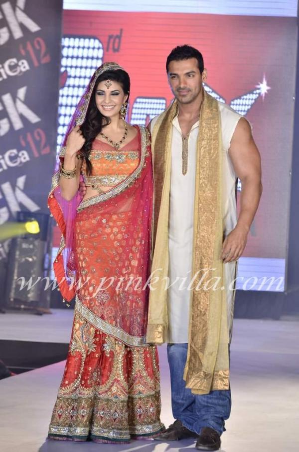 Jaqueline Fernandez in Pink Bridal Dress Ramp Walk1 - Housefull 2 Bridal Fashion Show