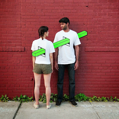 Ilusión óptica en camisetas