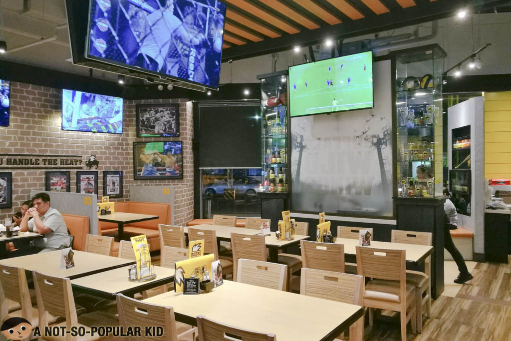 Sports and Flavors in Buffalo Wild Wings of Glorietta 2, Makati City