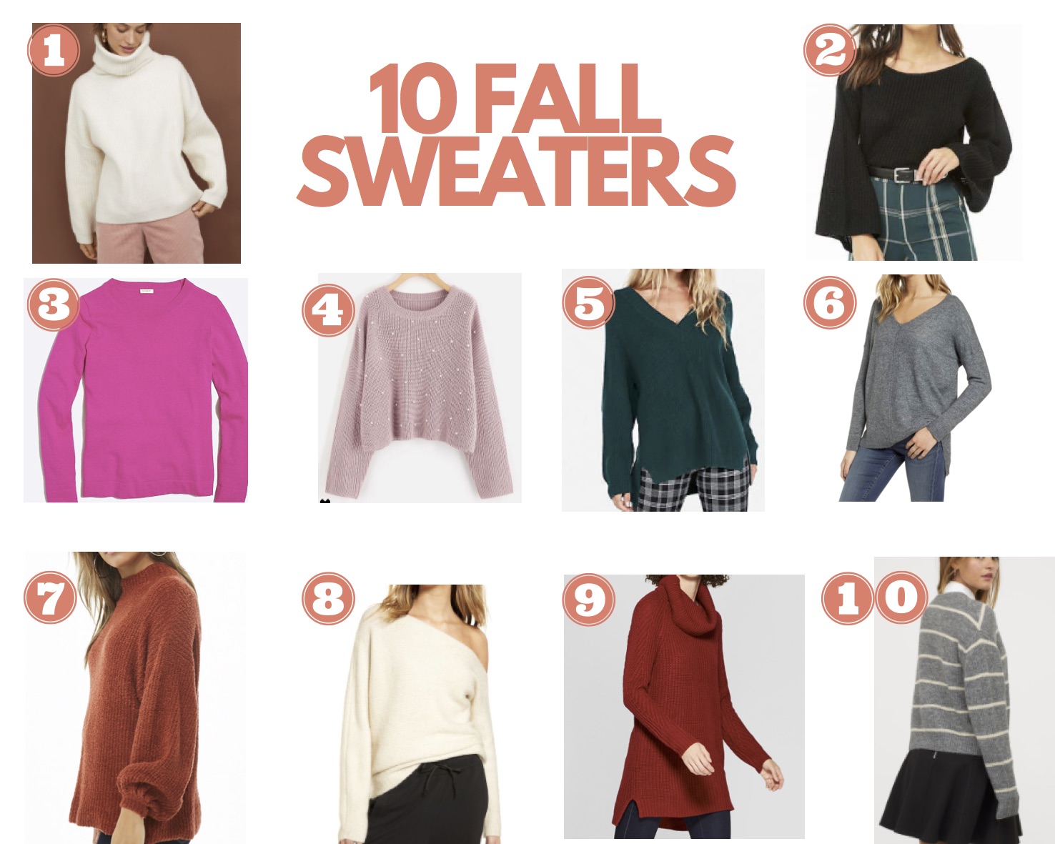 Danielle Habash - A fashion & lifestyle blog : 10 Sweaters you NEED for ...