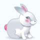 Bunny emoticon for Skype