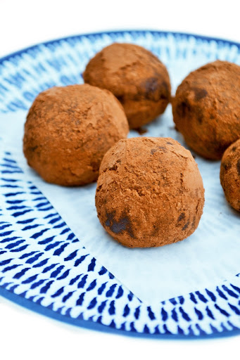 Accidental vegan truffles