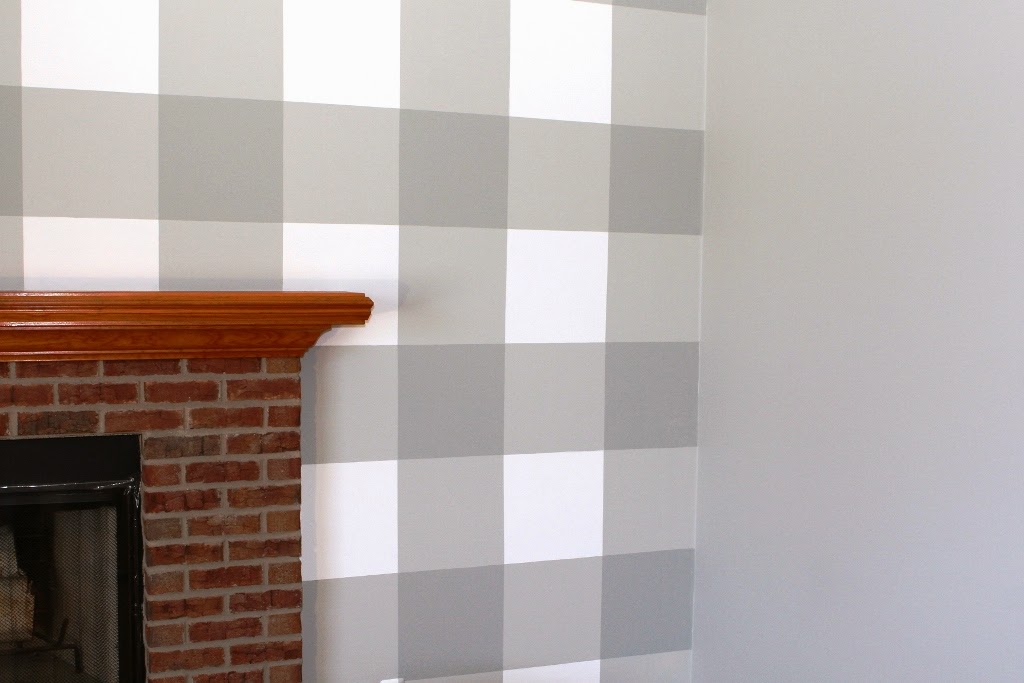 Vintage Diana DIY Plaid Wall