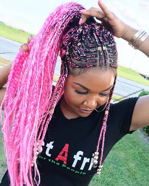 40 Latest Badass And Fulani Braids Hairstyles To Copy Fashionuki