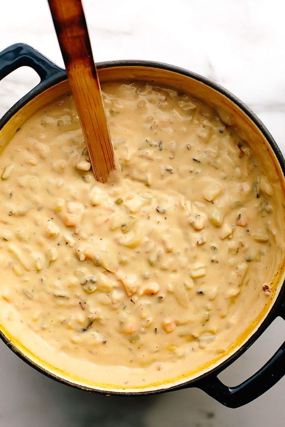 VEGAN CREAMY CAULIFLOWER WILD RICE SOUP #vegan #veganrecipes #veggies #vegetarianrecipes #creamy #cauliflower #wildrice #soup #souprecipes VEGAN CREAMY CAULIFLOWER WILD RICE SOUP #vegan #veganrecipes #veggies #vegetarianrecipes #creamy #cauliflower #wildrice #soup #souprecipes