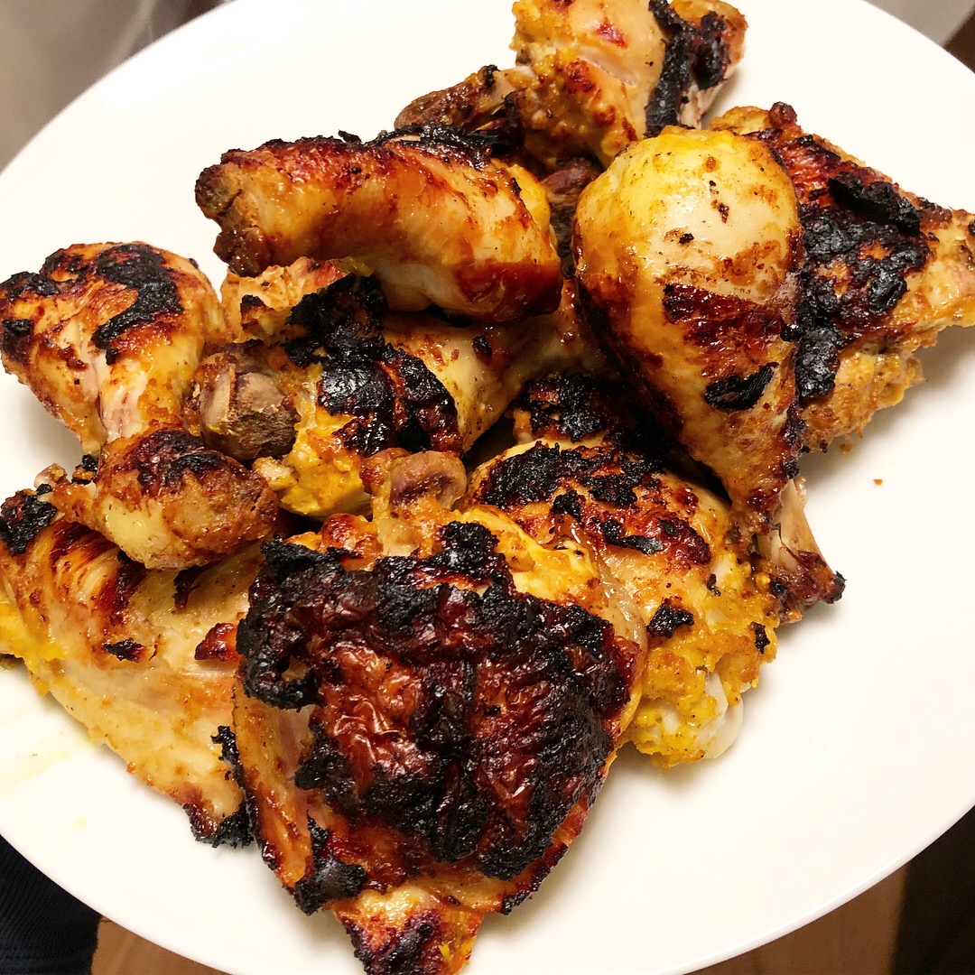 Chargrilled Chicken Tikka with Spicy Yoghurt