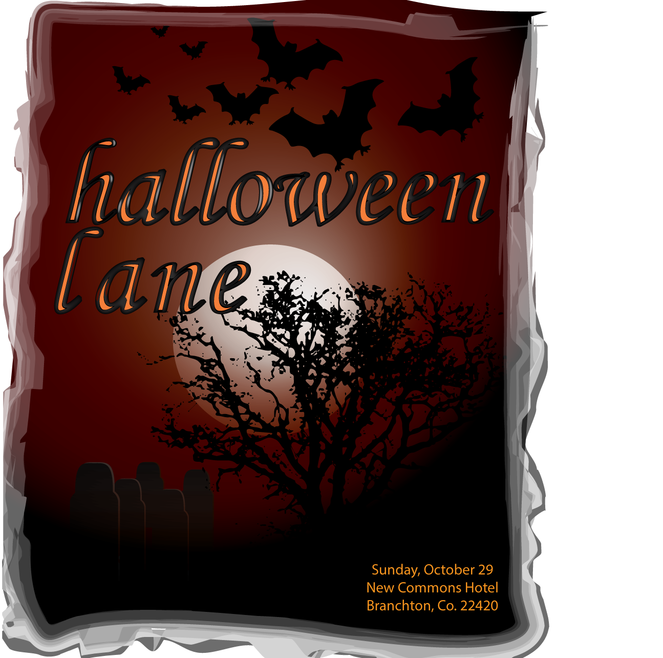 Emmett Hubbard Kennady IV: Halloween Poster Edited