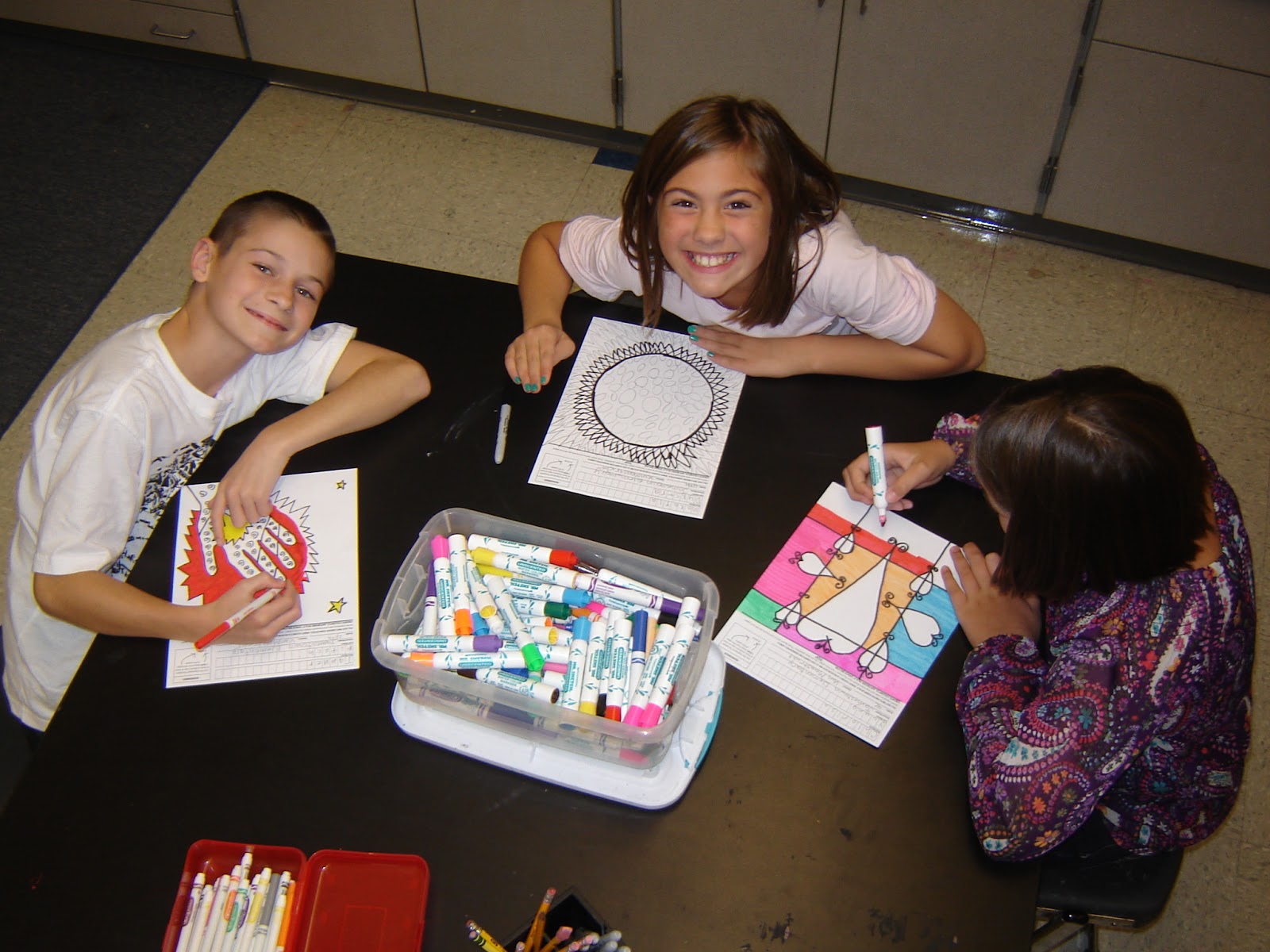 Jamestown Elementary Art Blog: 4th grade Square 1 Art!