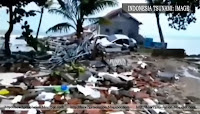 indonesia tsunami natural disaster breaking news, december 2018 बर्बादी की तस्वीर huge loss in indonesia