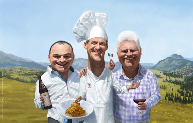 Zino Restaurant owners Zino Restaurant owners, digital, 2015