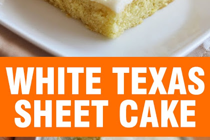 WHITE TEXAS SHEET CAKE