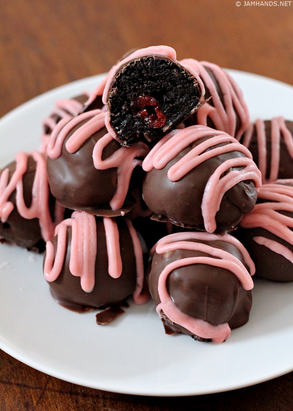 Cherry Oreo Truffles