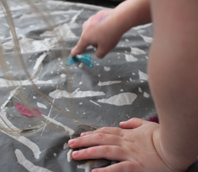 Rachael Rabbit Easy Silk Scarf Dyeing with Tissue Paper