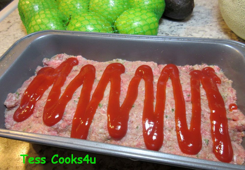 Tess Cooks4u: Baked Meatloaf for Dinner