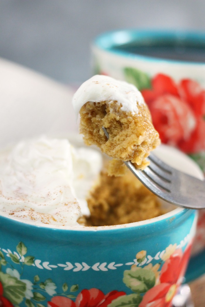 Mama Loves Food! Easy Cinnamon Mug Cake Recipe