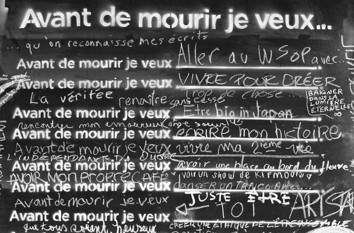 LE TEMPS QUI FUIT/2 (Numérique): Avant de mourir je veux... (Québec