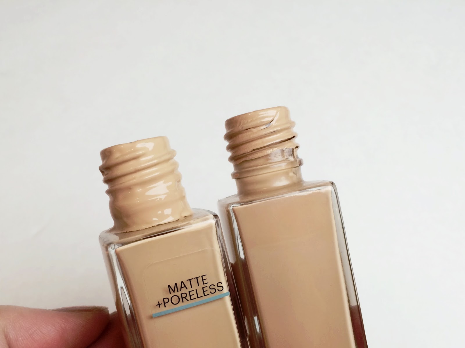 five sixteenths blog Beauty Review // Maybelline Fit Me Comparison