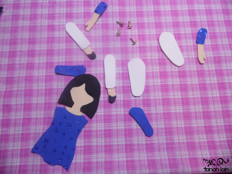 Los miembros del cuerpo: manualidad para niños de preescolar