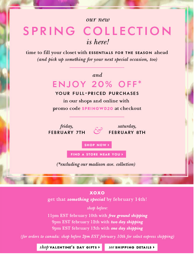 Smart and Sarcastic With Dashes of Insanity: Kate Spade Sale Promo Code