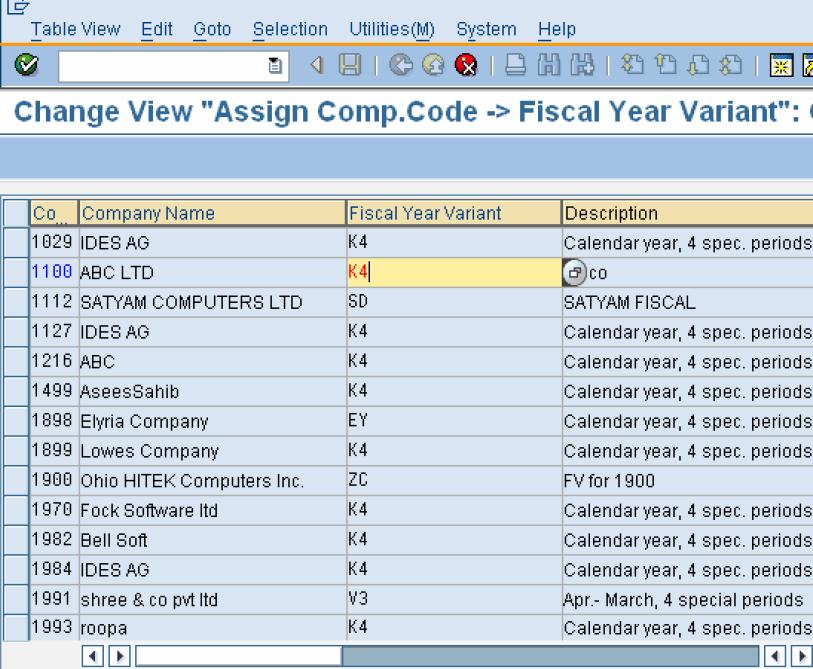 knowledge-tree-assign-company-code-to-a-fiscal-year-variant