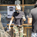 Miley Cyrus wearing mask in lockdown showing braless pokies