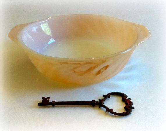 Vintage Fire-King Lusterware bowl