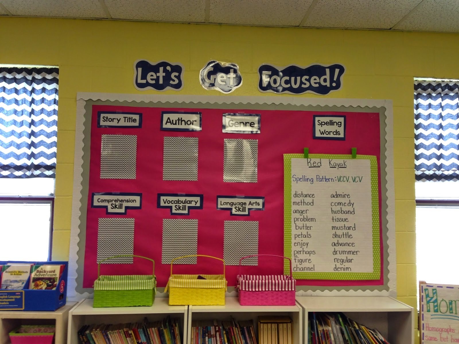 Classroom Focus Board/Objective Board to display what you're learning and share learning goals.