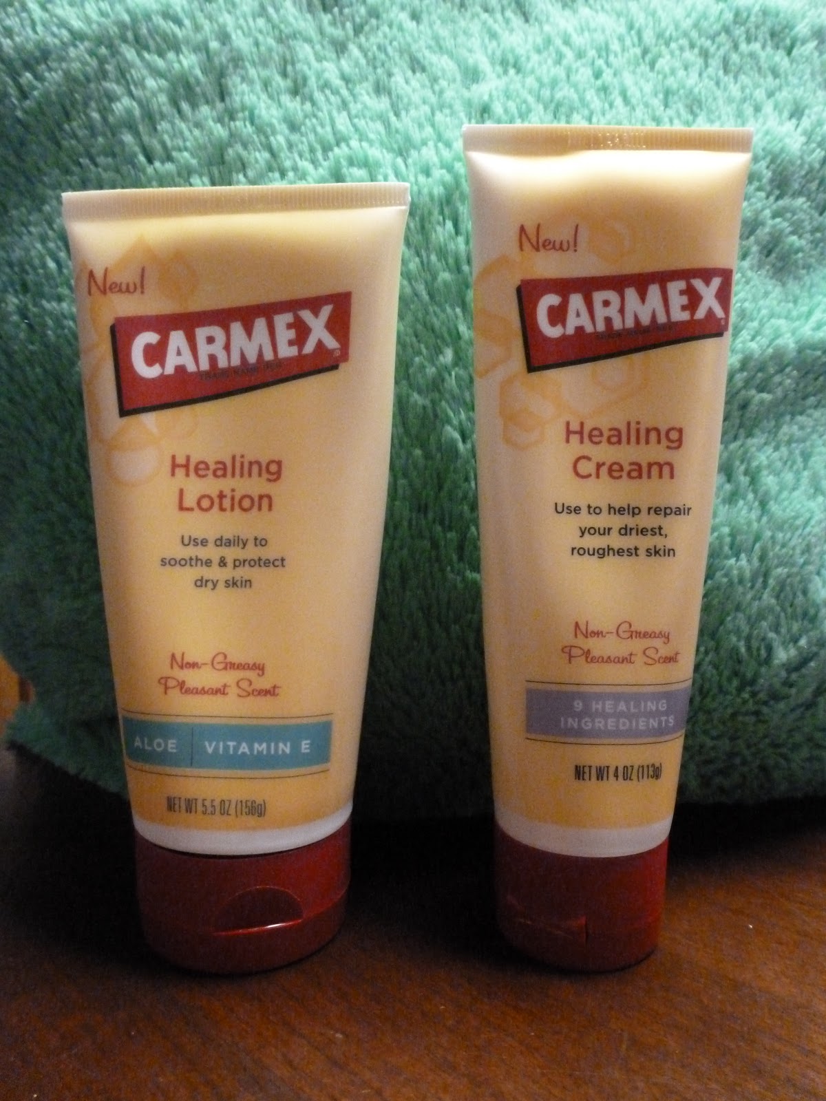 At the Fence Carmex Healing Cream and Healing Lotion!