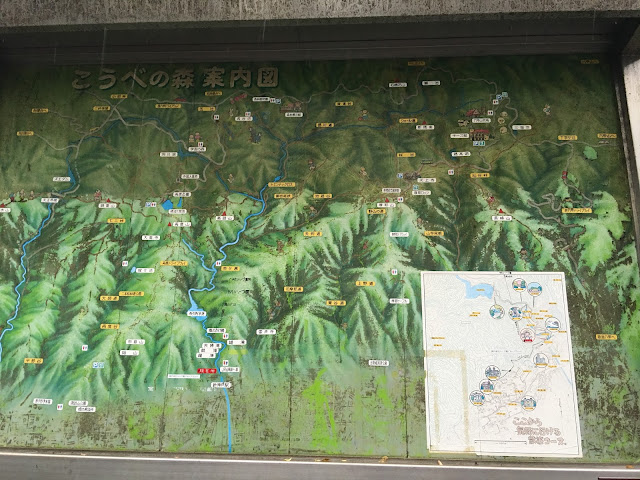kobe nunobiki fall waterfall japan map