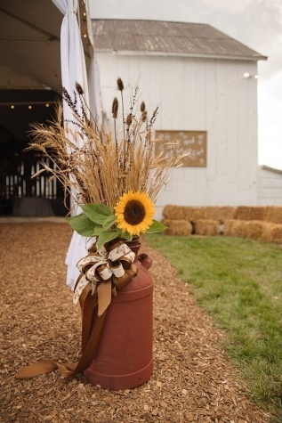 Sunflower porch ideas