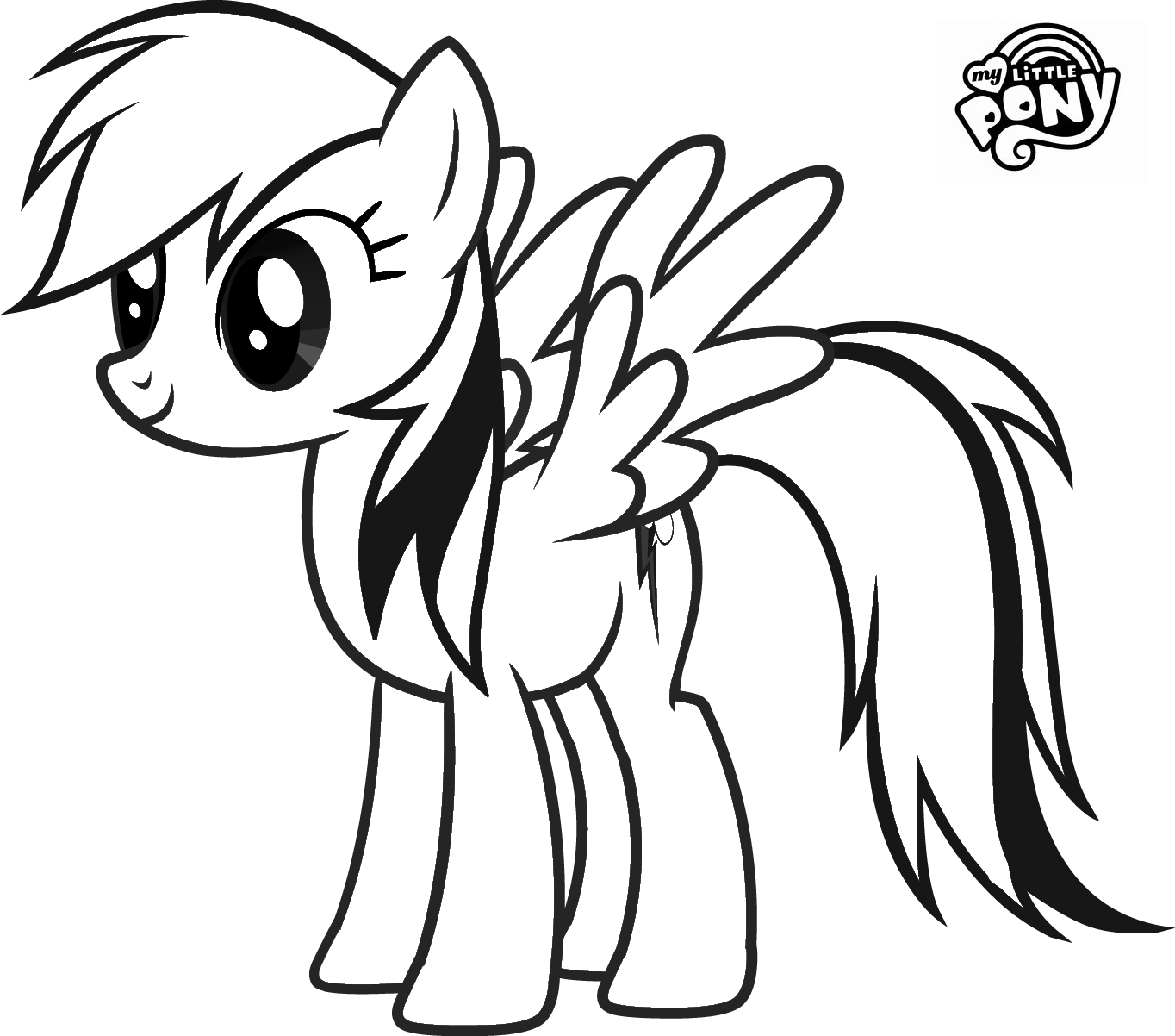 rainbow dash coloring pages to print - photo #22