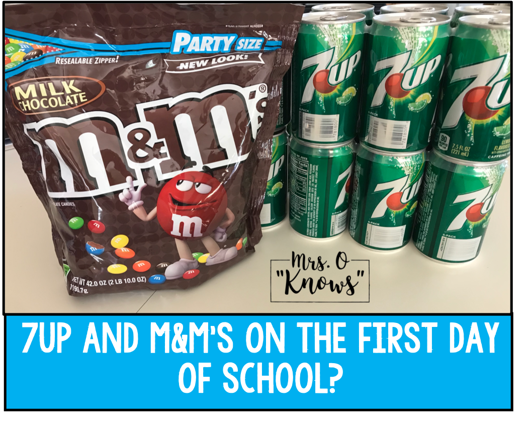 M&M's and 7up on the First Day Consequences, Writing, and Learning