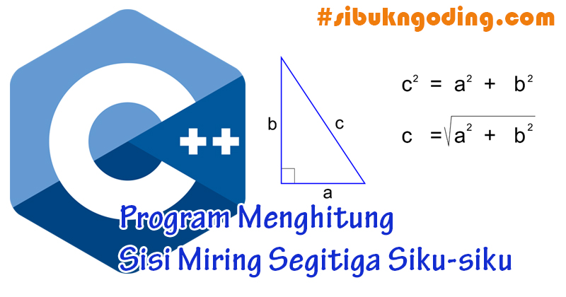 Membuat Segitiga Siku Siku Dengan C