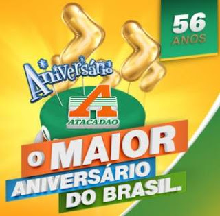 Cadastrar Promoção Atacadão Aniversário 2018 56 Anos 3 Milhões Prêmios Carros Motos Vales-Compras