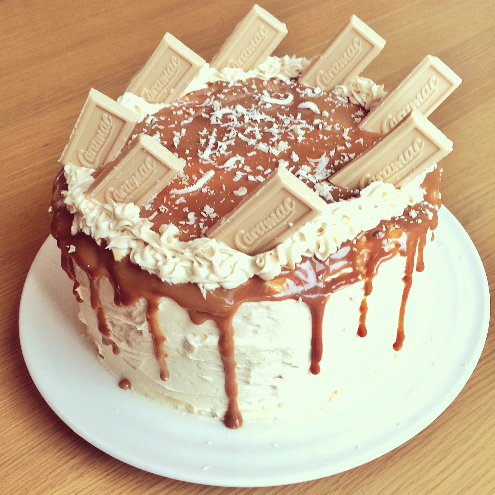 BAKES Salted Caramel Drip Cake With Caramac MIMI ROSE AND ME