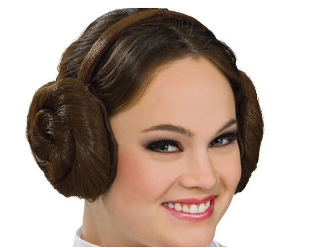 princess leia hair headphone covers