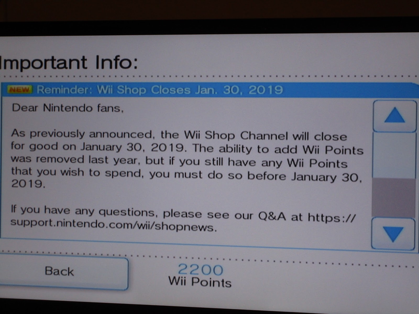 Bugsering kontrol Indlejre KoopaTV: Ludwig Discovers He Has Wii Points The Day Wii Shop Channel Goes  Away