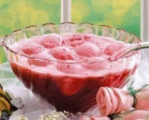 For the Valentines Day party --- Raspberry Sherbet and 
