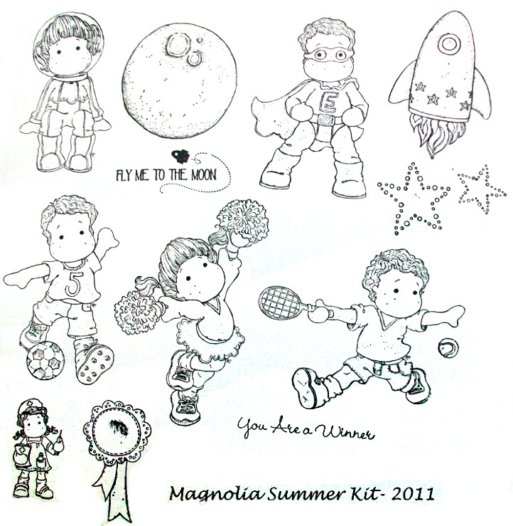 Musings from the Button Box: Magnolia Tilda Summer Stamp Kit 2011