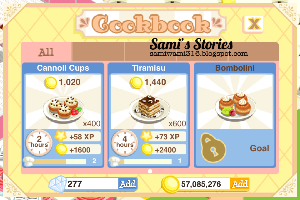 Sami's Stories Pastry Cart Recipes (BS)