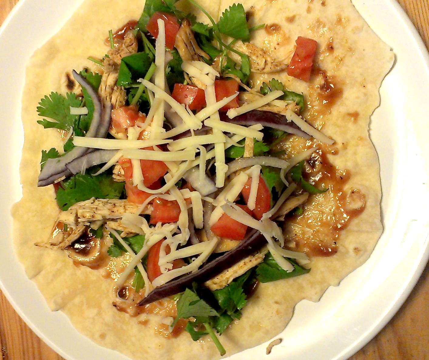 Full Of The Dickens Ultimate BBQ Chicken Tacos