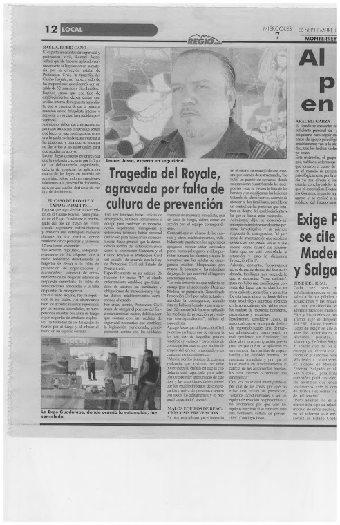 Entrevista el Regio-Casino Royale-7 Sep 2011