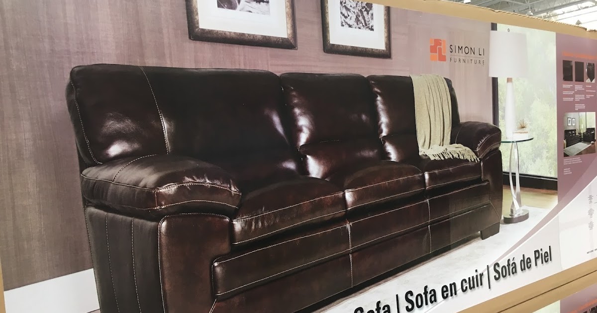 Simon Li Furniture Leather Sofa Costco Weekender