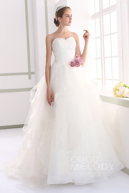 http://www.cocomelody.com/graceful-princess-sweetheart-natural-train-tulle-ivory-sleeveless-lace-up-corset-wedding-dress-with-appliques-and-flower-jwlt15014.html