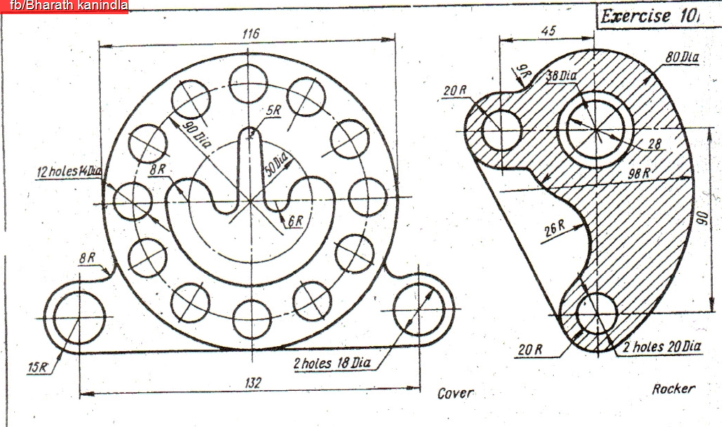2d Autocad Practice Drawings Pdf