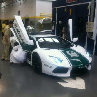 Lujoso Auto de la Policía de Dubái